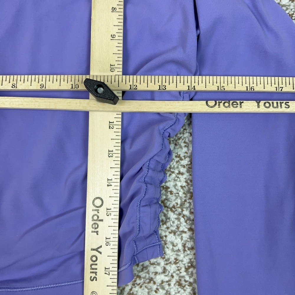 Lululemon Shirt Womens Small Purple Ruched Long Sleeve Yoga Gym Workout Top - Picture 7 of 7